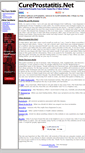 Mobile Screenshot of cureprostatitis.net